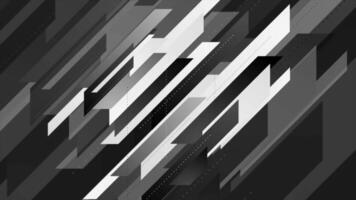Abstract geometric minimal tech animation video
