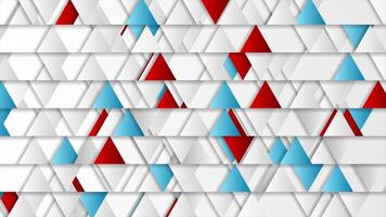 Triangles geometric tech abstract animation video