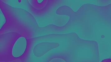 Abstract Purple and Teal Swirls, A Visually Stunning Gradient Background video