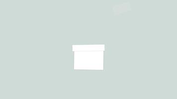 a white ballot box with a piece of paper being inserted, voting process and the importance of participation, ballot box graphic, make a difference vote, Make a difference video