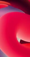 A red and purple abstract background with a curved shape animation with seamless looping video