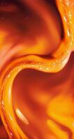 A close up of a liquid flowing in a swirl video