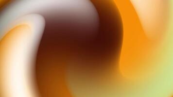 Abstract background with orange, yellow and green swirls video