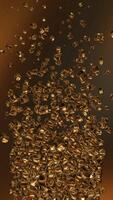 Dark Gold Cubes, Elite Template, Colors, Vertical Background, Unique Design, Exclusive, Rotation video
