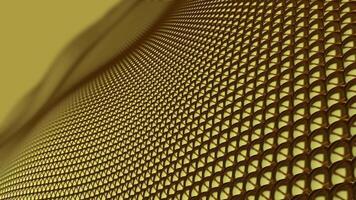Elite Floating Background, Blur Effect, Waves of Golden Spheres, Unique Design, Reflection, Exclusive, Colors video
