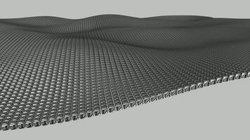 Waves of Silver Rounded Cubes, Elite Floating Background, Paints, Exclusive, Colors, Unique Design, Reflection video