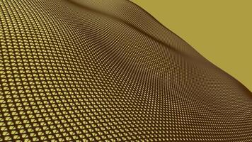 Waves of Golden Spheres, Elegant Floating Background, Exclusive, Colors, Reflection, Unique Design video
