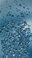 Blue Cubes, Exclusive, Rotation, Elite Template, Vertical Background, Unique Design, Colors video