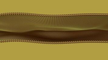 Elegant Floating Background, Exclusive, Waves of Golden Spheres, Colors, Unique Design, Reflection video