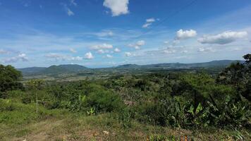 view on top of a mountain video