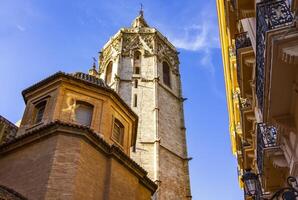 View on the Valencia Cathedral, Spain photo
