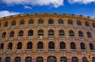 View of the Bullring of Valencia, Spain photo