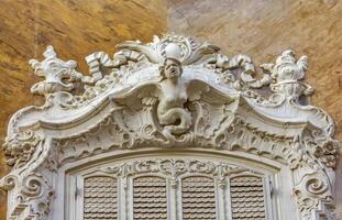 Facade and Art Details on the National Museum of Ceramics, Valencia, photo