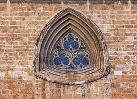 Art Windows of the Valencia Cathedral, Spain photo