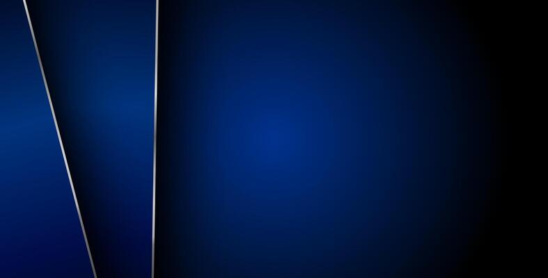 blue gradient color with silver list geometric triangle background overlap layer on black space for text and square background design. eps10