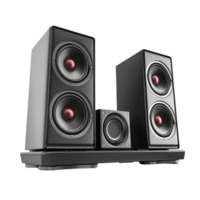 High-Quality Desktop Speaker System for Clear Sound Experience png