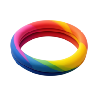 Colorful Circular Pool Float Ring for Summer Fun and Relaxation png