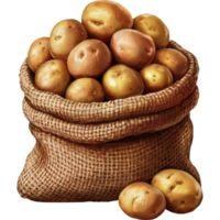 Spilled Sack of Potatoes png