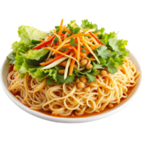 Cold Sesame Noodles with Vegetables png