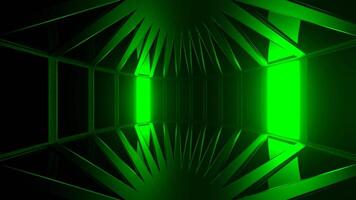Red and Green Circular Stroboscope Background VJ Loop in 4K video