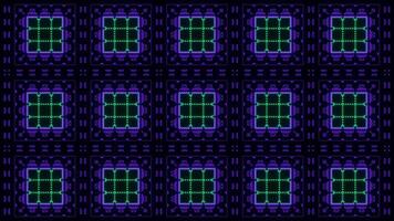 Purple and Turquoise Abstract Visual Particles Strobe Effect Background VJ Loop in 4K video