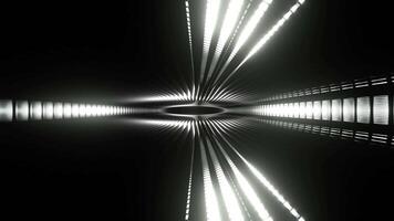 White Sci-Fi Blinded Ellipse Background VJ Loop in 4K video