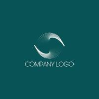 Modern abstract company logo icon vector