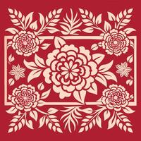 Seamless Laser Cut Floral Borders for Delicate Embellishments vector