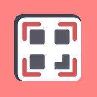Sticker qr code scan. Cashless society elements. vector