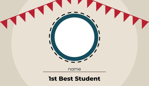 Design template certificate card unique vector