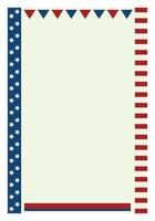 Design template strip with usa flag vector