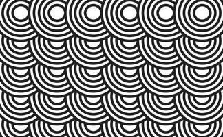 Background line wave circle stroke vector