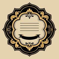 Elegant Beige Ornate Certificate Template for Formal Recognition vector