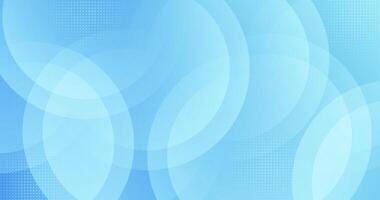 Abstract blue background with circles and dots vector