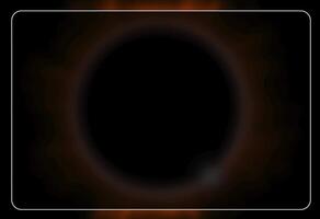 A black and orange circle with a fire in the center video