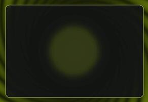 A green square with a black border on a green background video