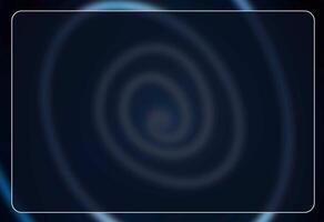 A blue circular shape with a spiral in the center video