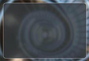 A circular glass with a spiral pattern on it video