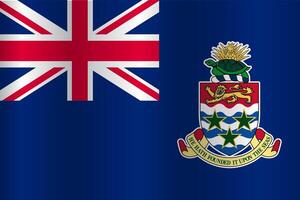 The Flag of the country Cayman Islands on a white background vector