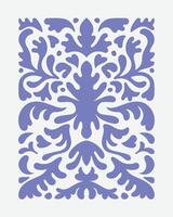 simple and modern floral ornament decorative background illustration vector