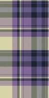 Elegant pastel plaid pattern. Subtle lilac and cream tones create a sophisticated texture ideal for fashion, textile, and website backgrounds. Evokes feelings of calmness and understated luxury. vector