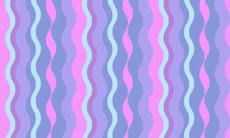 Vibrant wavy stripes in pastel purple and pink create a playful, retroinspired pattern. Perfect for website backgrounds, textile designs, or playful branding. vector