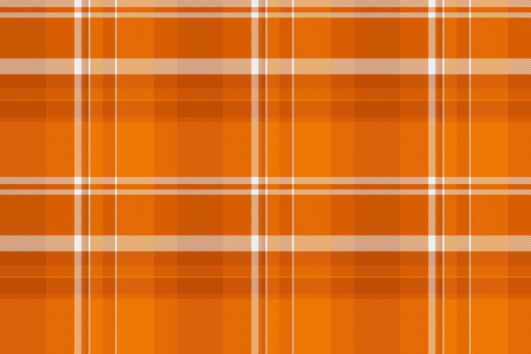 Vibrant orange plaid pattern with white intersecting lines. A warm, classic textile design suitable for backgrounds, textures, or abstract concepts. Versatile aesthetic.