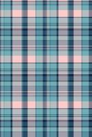 Book texture textile plaid, popular check pattern tartan. Infinity seamless background fabric in cyan and light colors. vector
