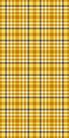 Vibrant yellow and brown plaid pattern. Perfect for textile design, website backgrounds, or autumnal themed projects. vector