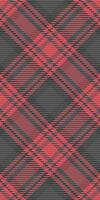 Vibrant diagonal plaid pattern in shades of coral and charcoal gray. Perfect for textile design, fashion, website backgrounds, or seasonal projects. vector