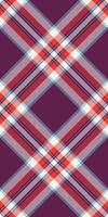 Luxury textile texture, duvet fabric background plaid. Greeting card seamless check tartan pattern in pink and white colors. vector