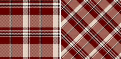 Classic tartan patterns showcase traditional woven fabric designs. Ideal for backgrounds, apparel, or heritagethemed projects, adding a warm, cozy texture. vector