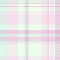 Pillow background seamless texture, diagonal fabric tartan plaid. List pattern check textile in light and honey dew colors. vector