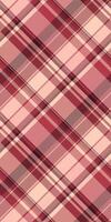 Elegant diagonal plaid pattern in soft pink and burgundy hues. Perfect for textile design, fashion, branding, and website backgrounds. vector